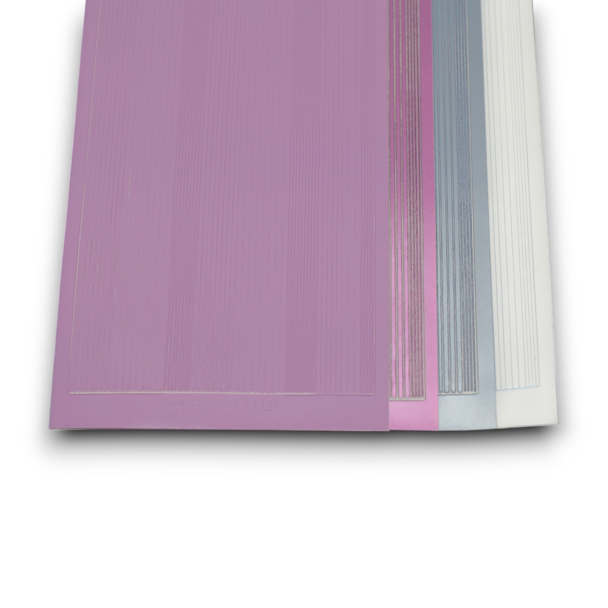 Winter Rose - Pin Stripe Peel-Off 4 Pack